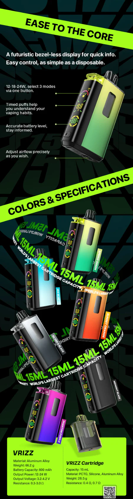 Voopoo Vrizz Pod System At Best Price In Pakistan