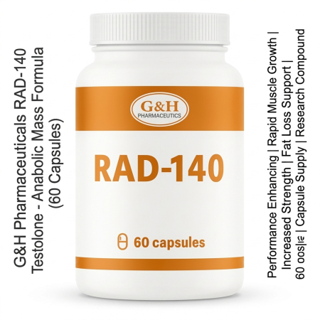 RAD-140 (Testolone) G&H Pharma – SARMs Research Compound Capsules