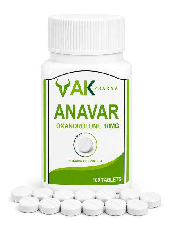 Anavar 10 mg Yak Pharma product packaging