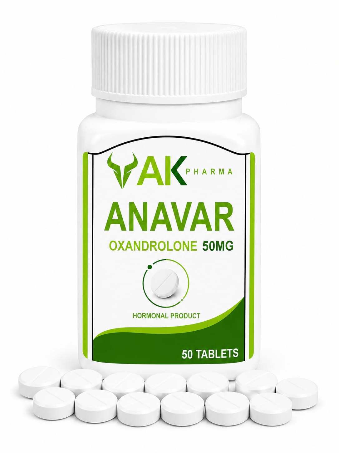 Anavar 50 mg Yak Pharma product packaging